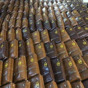 Cặp Da In Logo Làm Quà Tặng Đại Hội