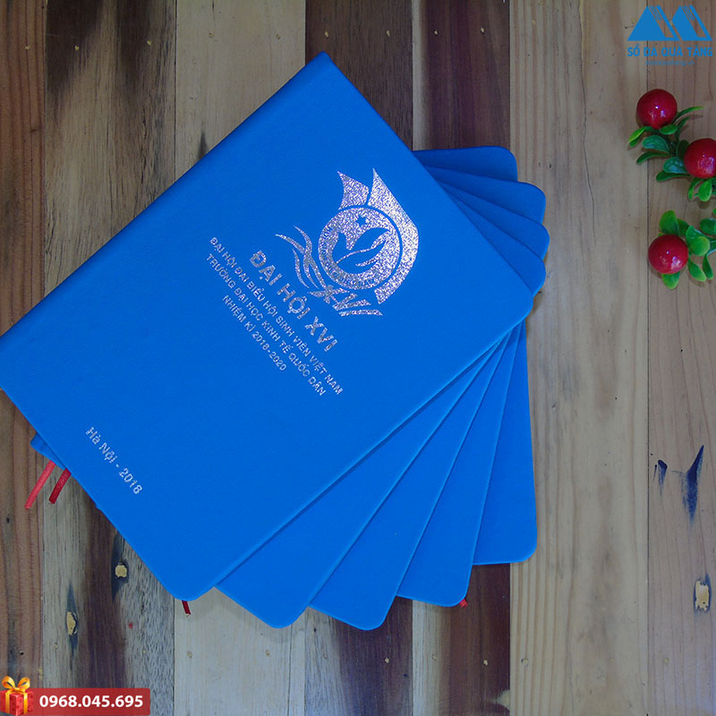 Sổ bìa da dán gáy