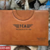 In logo bìa da theo yêu cầu In logo bìa da theo yêu cầu