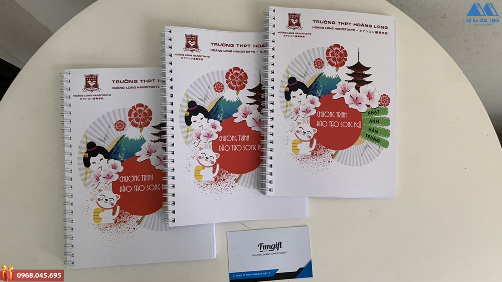 Sổ tay lò xo bìa cứng