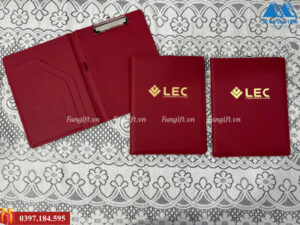 Bìa trình ký da thiết kế và in logo theo yêu cầu