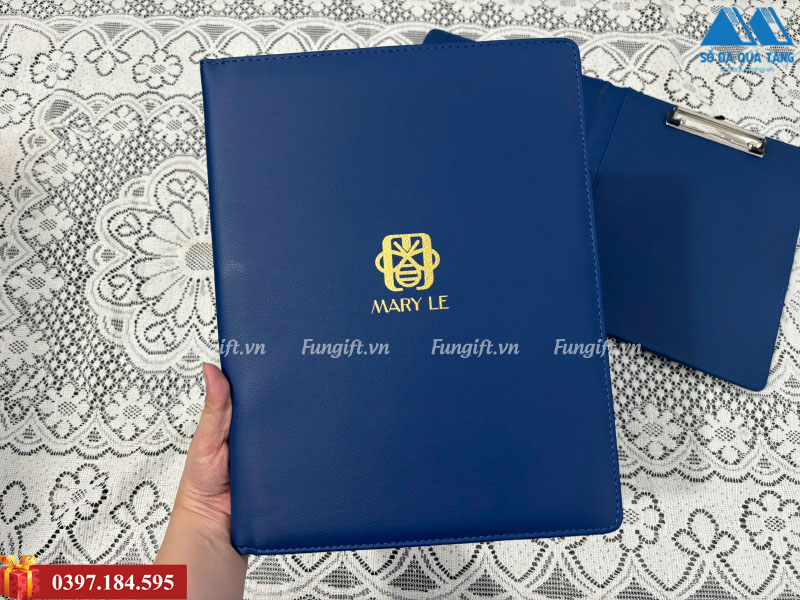 Kẹp trình ký da cao cấp A4 in logo