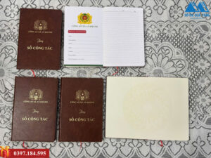 Sổ bìa da in logo quà tặng doanh nghiệp