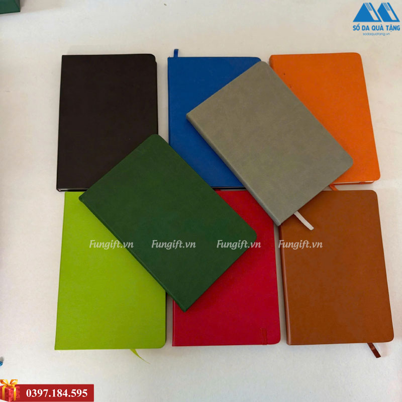 Bộ giftset sổ da, bút ký kim loại in khắc logo theo yêu cầu